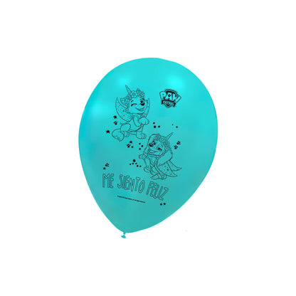 Globos Látex N° 12 Skye 12 Un | Paw Patrol