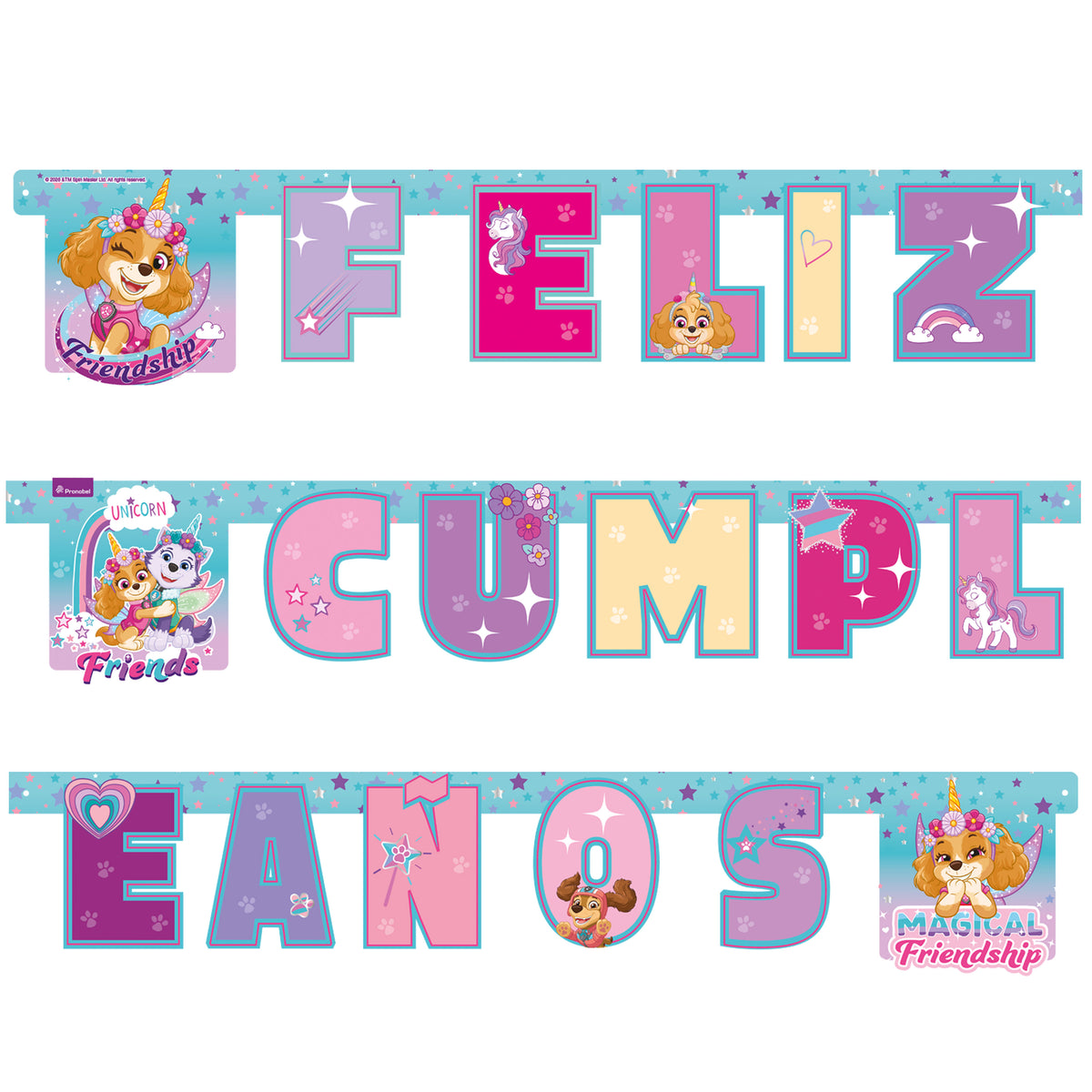 Feliz Cumpleaños 1,6 mt Skye | Paw Patrol