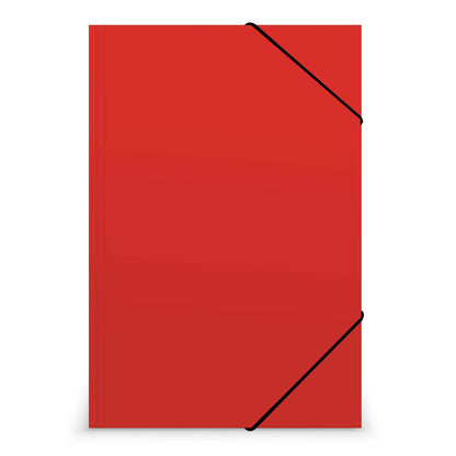 Carpeta Cartulina con Elástico Oficio Rojo | Lavoro
