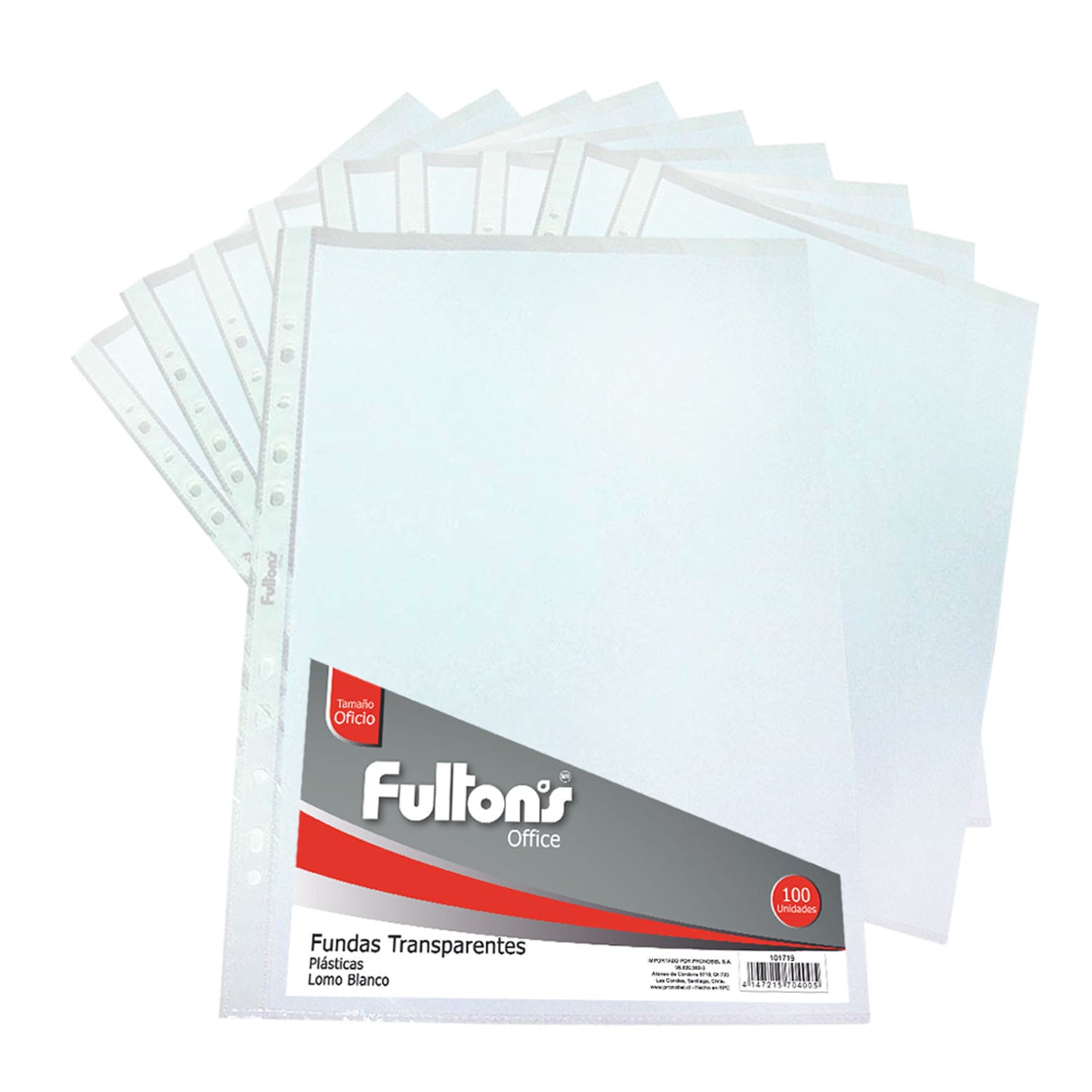 Fundas Transparentes Oficio 1 un | Fultons