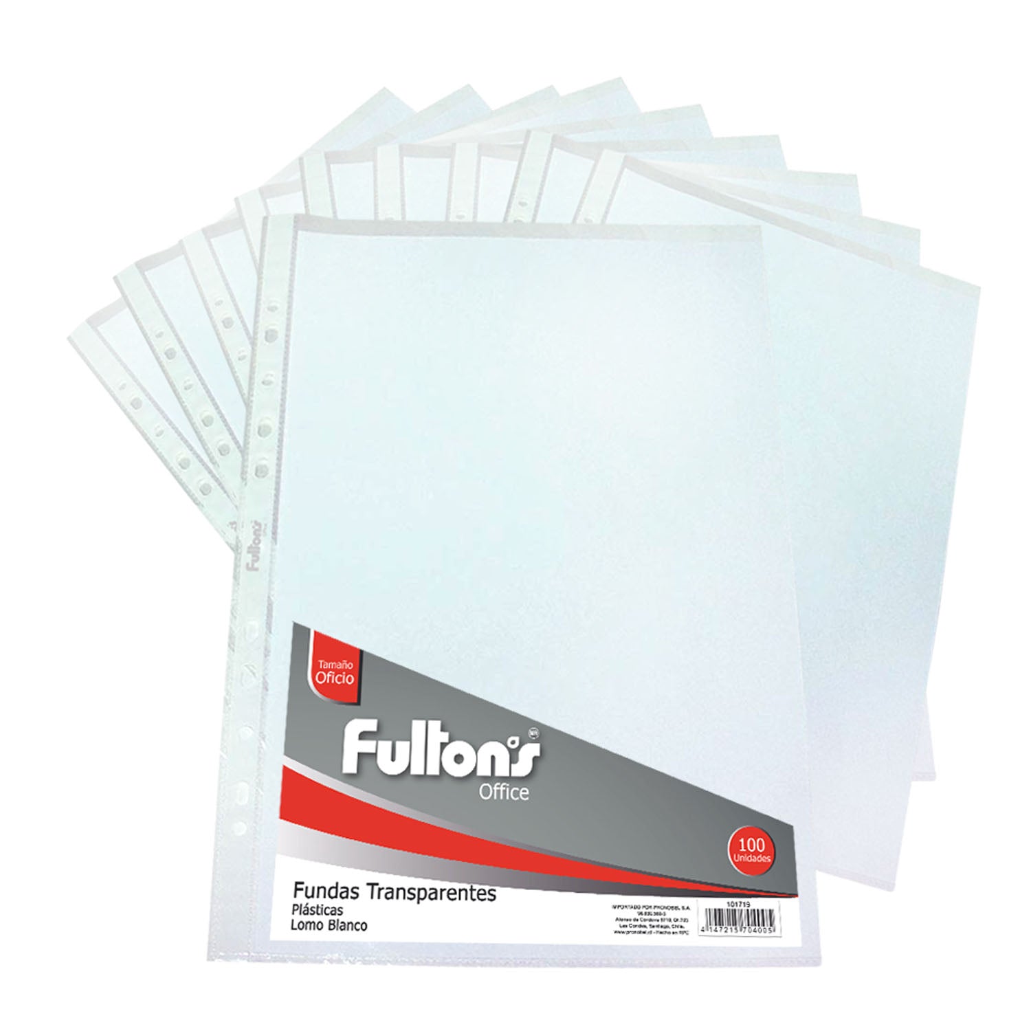 Fundas Transparentes Oficio 1 un | Fultons