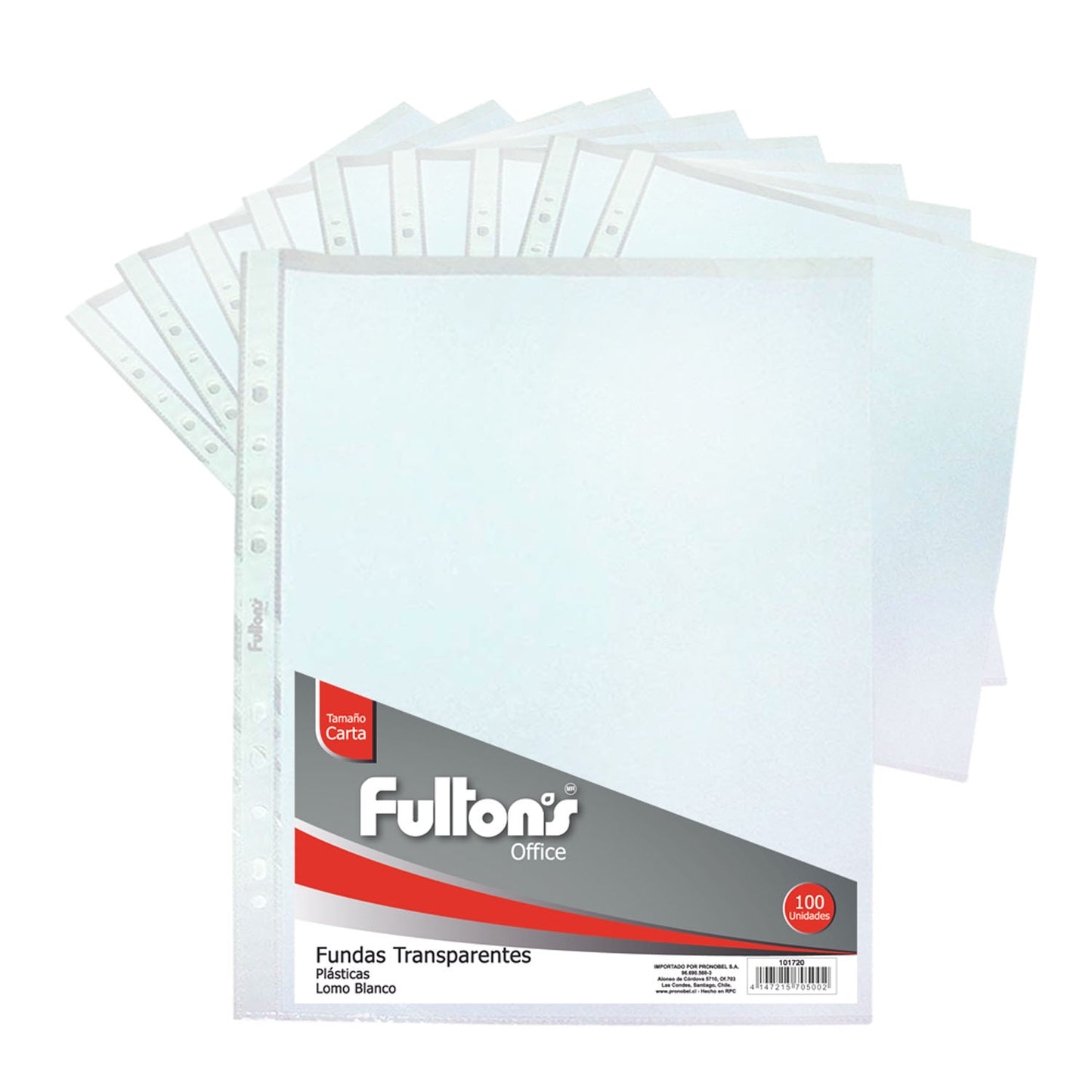 Fundas Transparentes Carta 1 un | Fultons