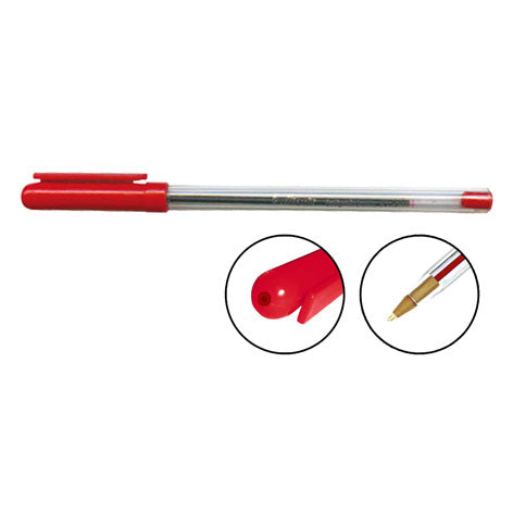 Lapiz Pasta Punta Media 1 mm Rojo | Fultons