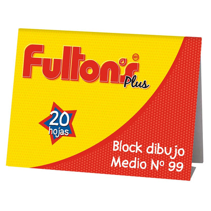 Block Dibujo Medio N° 99 20 Hojas | Fultons