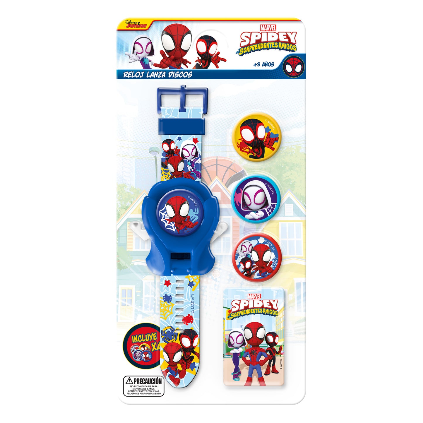 Reloj Lanzador De Discos Spidey | Marvel