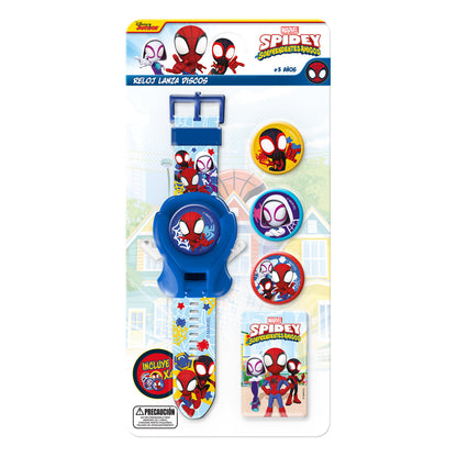 Reloj Lanzador De Discos Spidey | Marvel