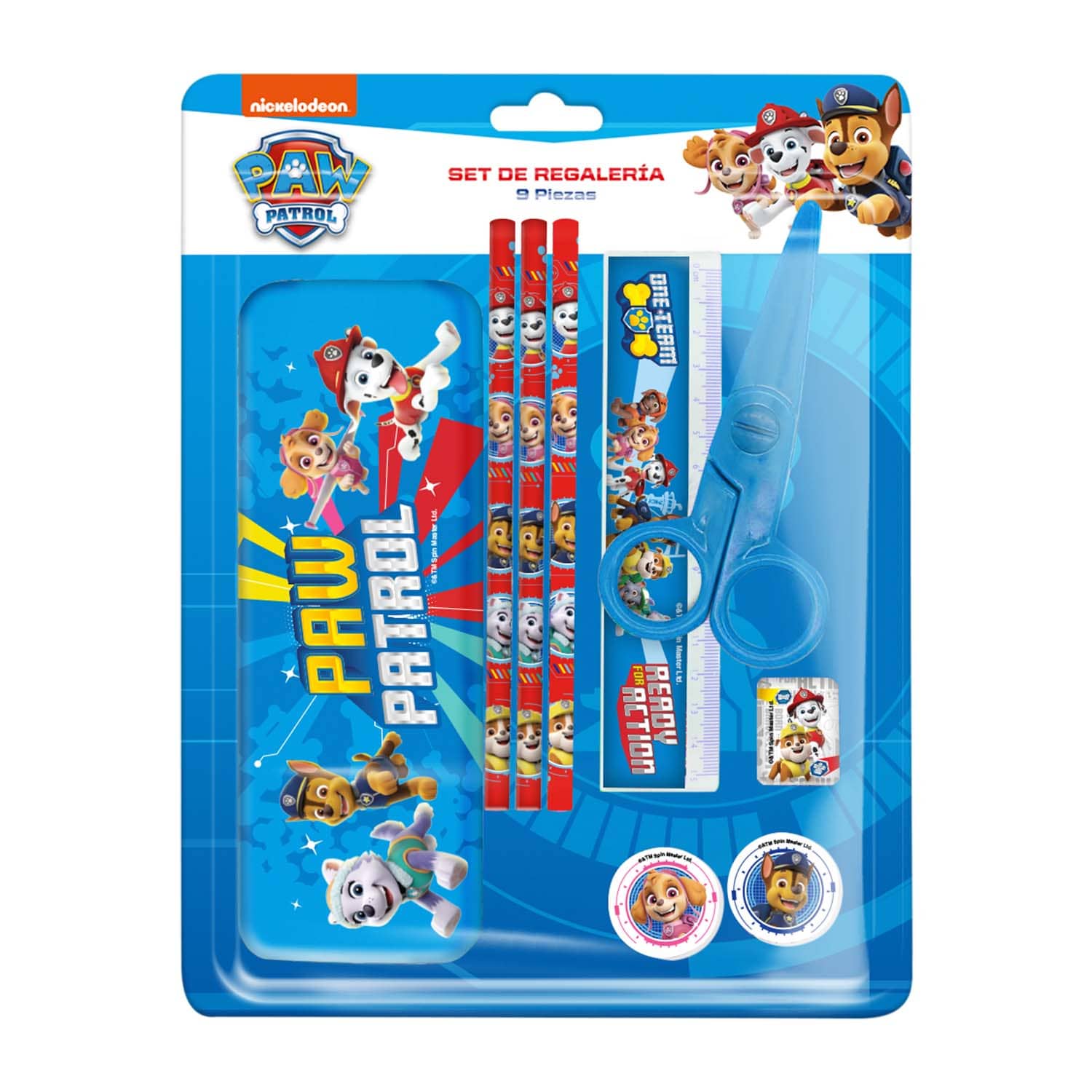 Set Escolar 9 Piezas | Paw Patrol