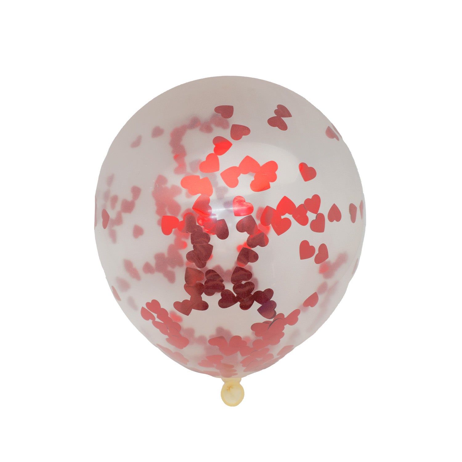 Pack Globo Transparente + Confeti Corazón Rojo | Big Party