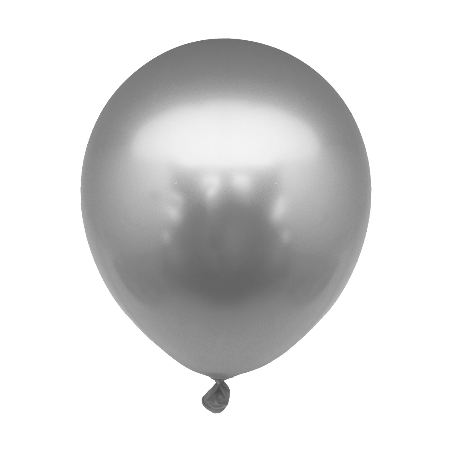 Globo Chrome N° 12 Plateado 12 Un. | Big Party