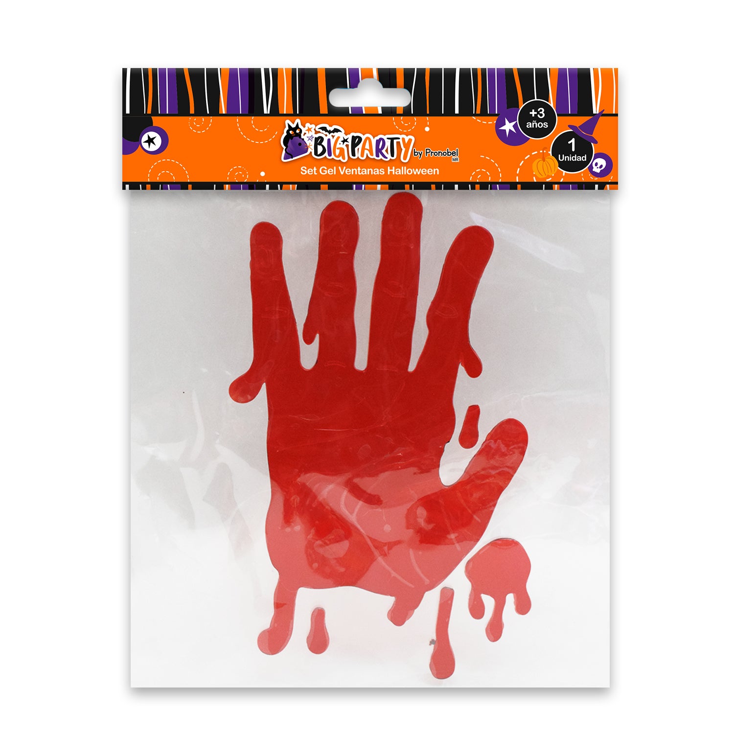 Sticker Gel Halloween 20x20 cm | Big Party