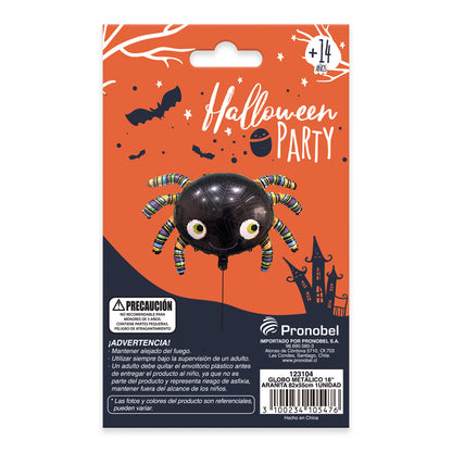 Globo Metálico 82x55 cm Arañita | Big Party