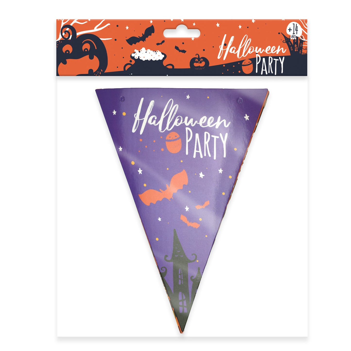 Guirnalda Halloween 8 Banderas 2,5 metros | Big Party