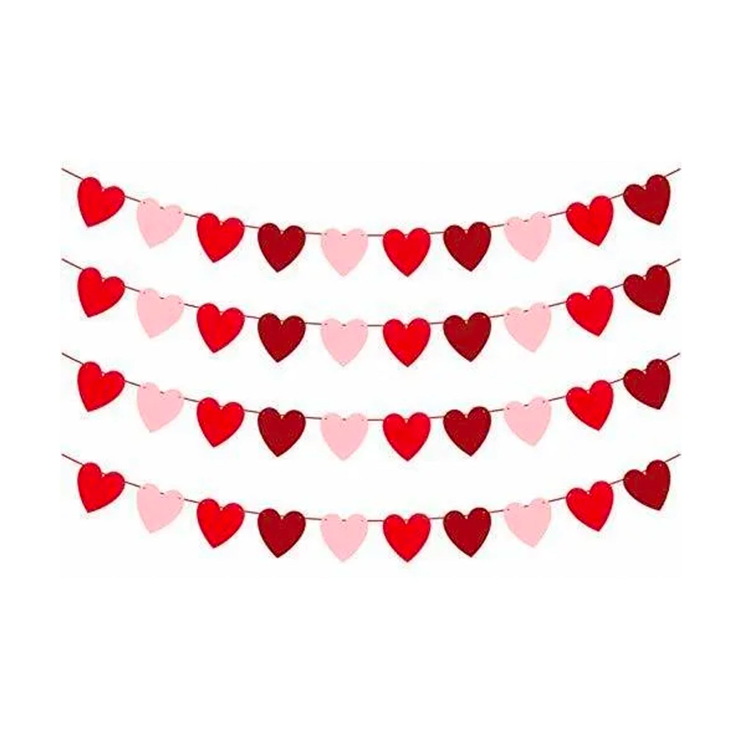 Guirnalda 2 metros Corazon Colores | Big Party