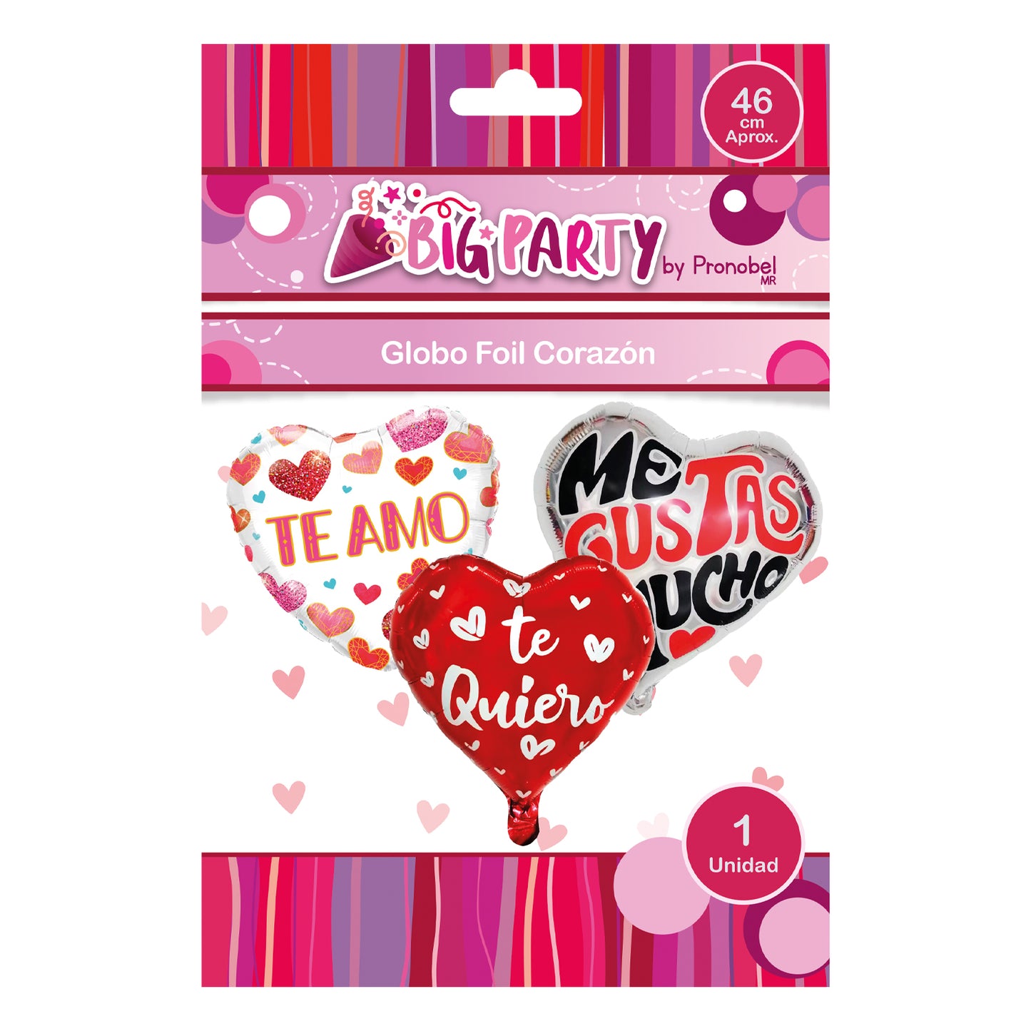 Globo Foil Corazon San Valentin 46 cm | Big Party