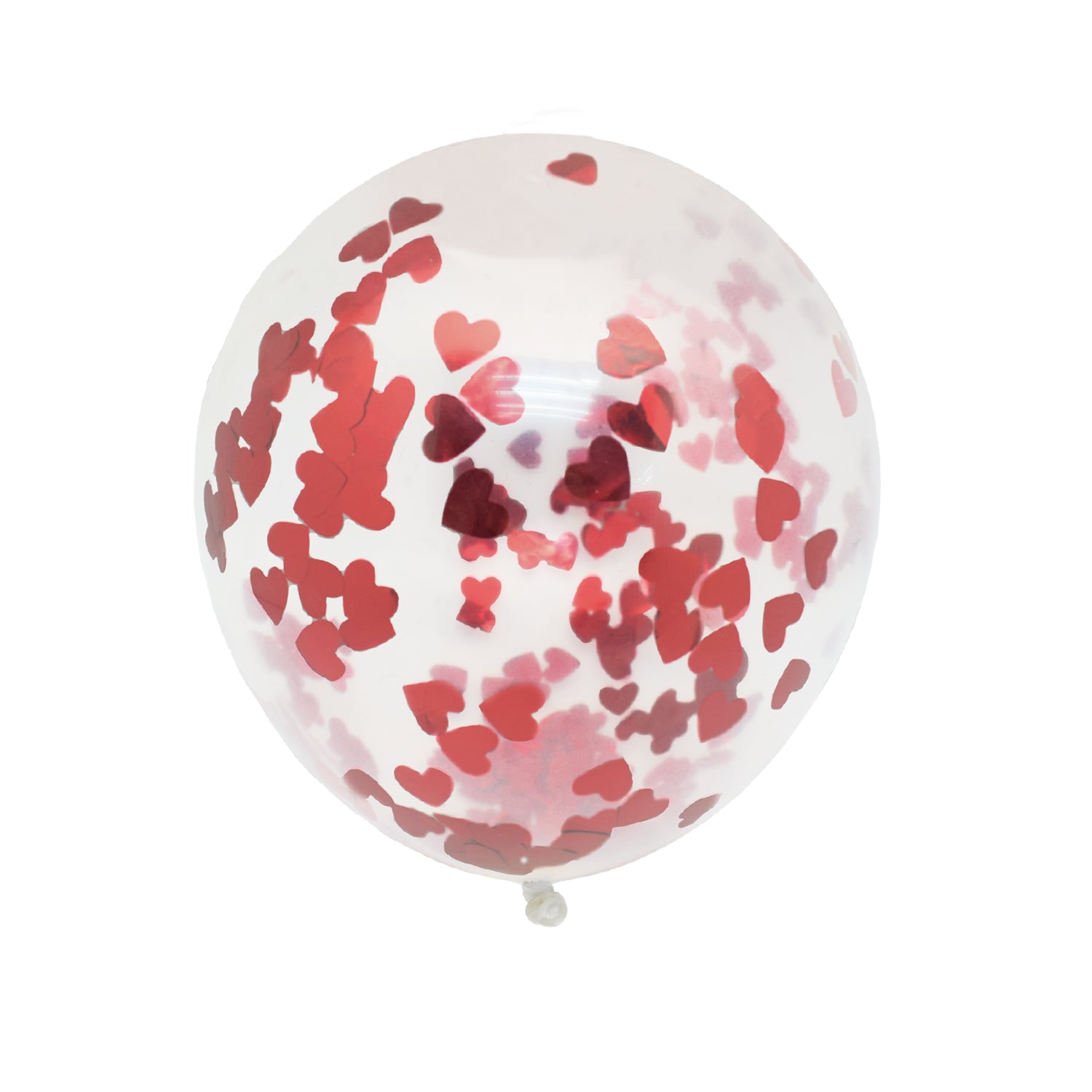 Set 6 Globos Con Confetti Corazon | Big Party