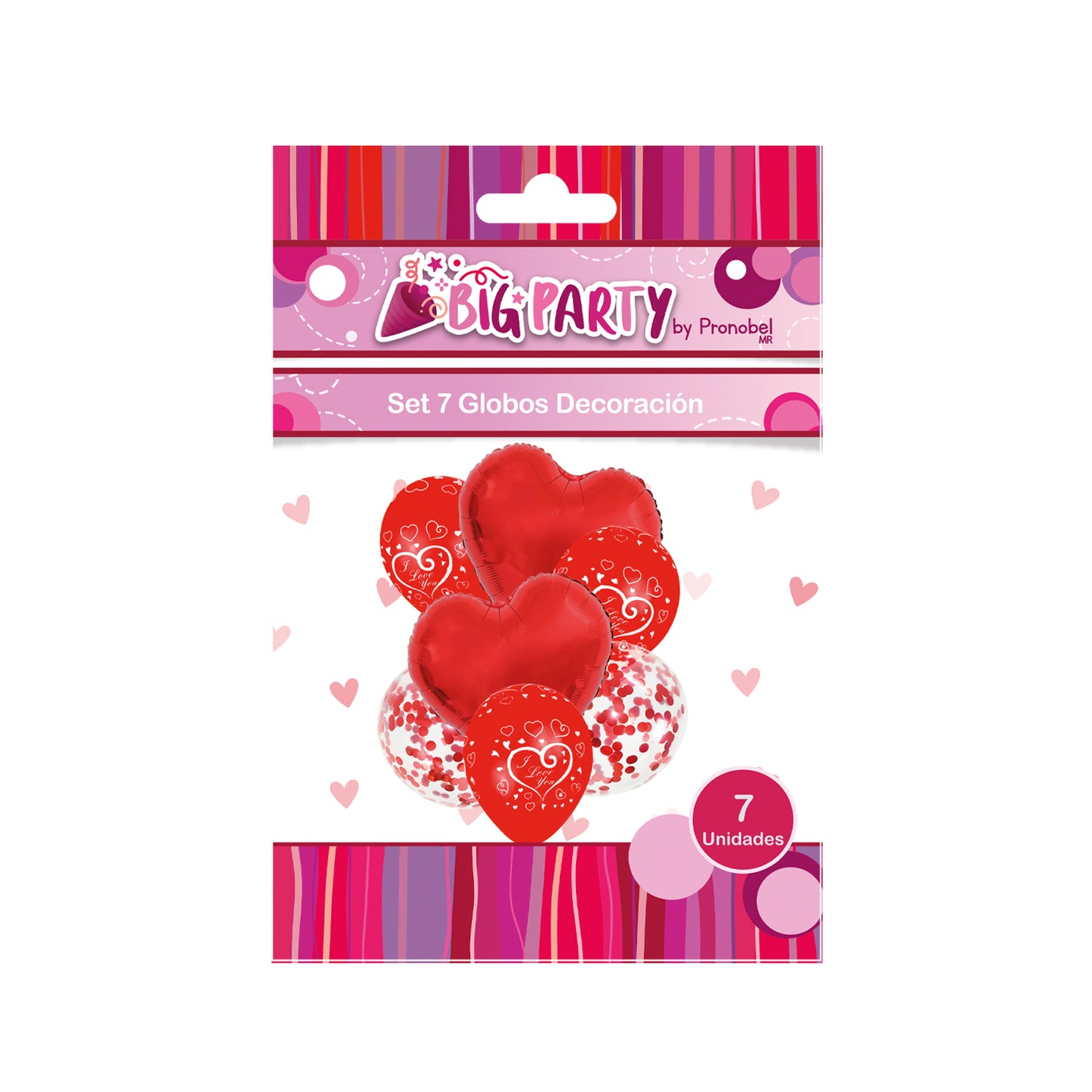 Set 7 Globos San Valentin | Big Party