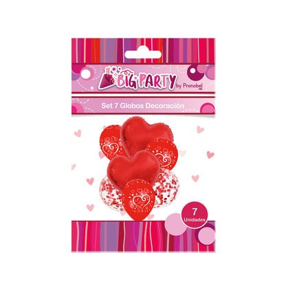 Set 7 Globos San Valentin | Big Party