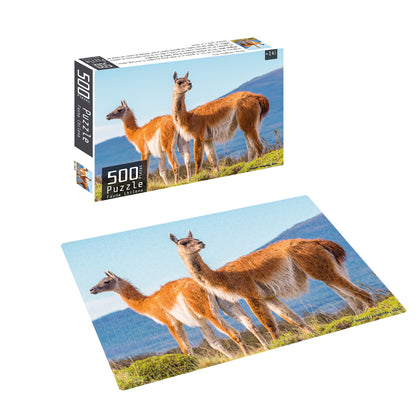 Puzzle 500 Piezas Fauna Chilena Guanaco | Nobel Gift