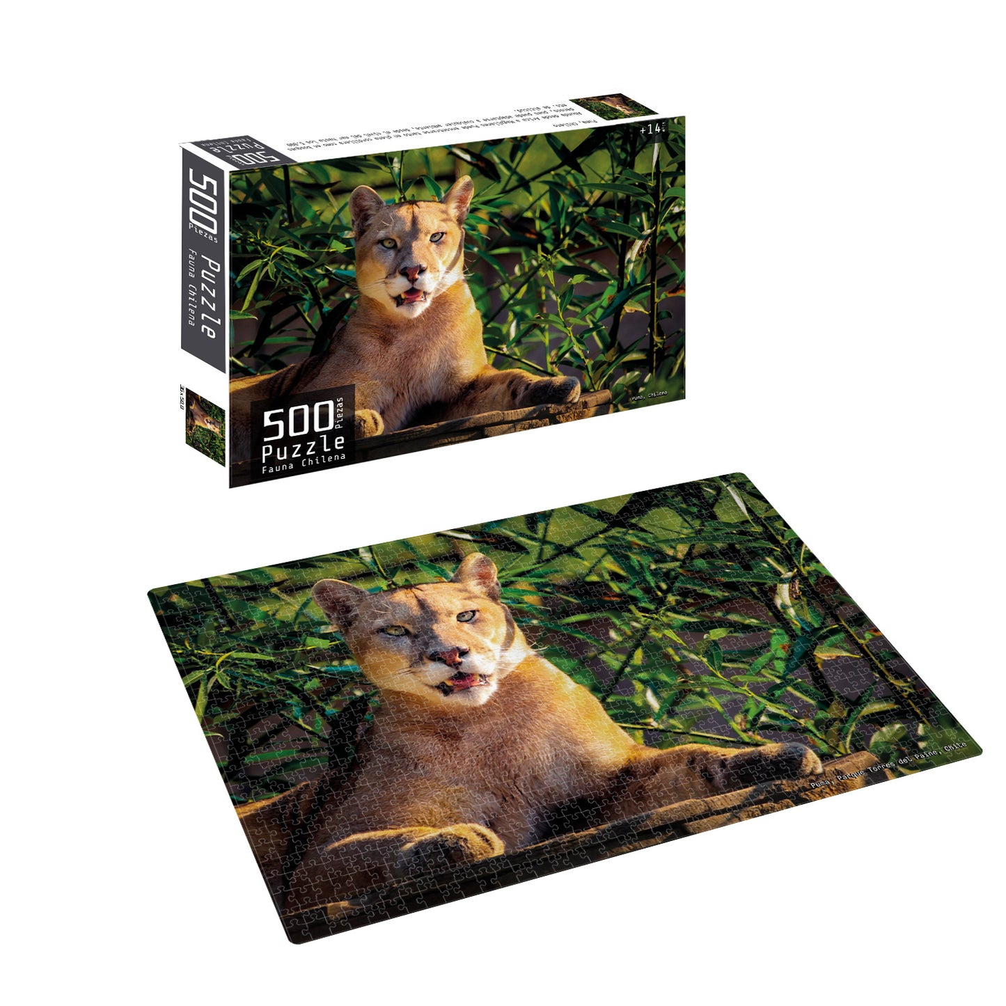 Puzzle 500 Piezas Fauna Chilena Puma | Nobel Gift