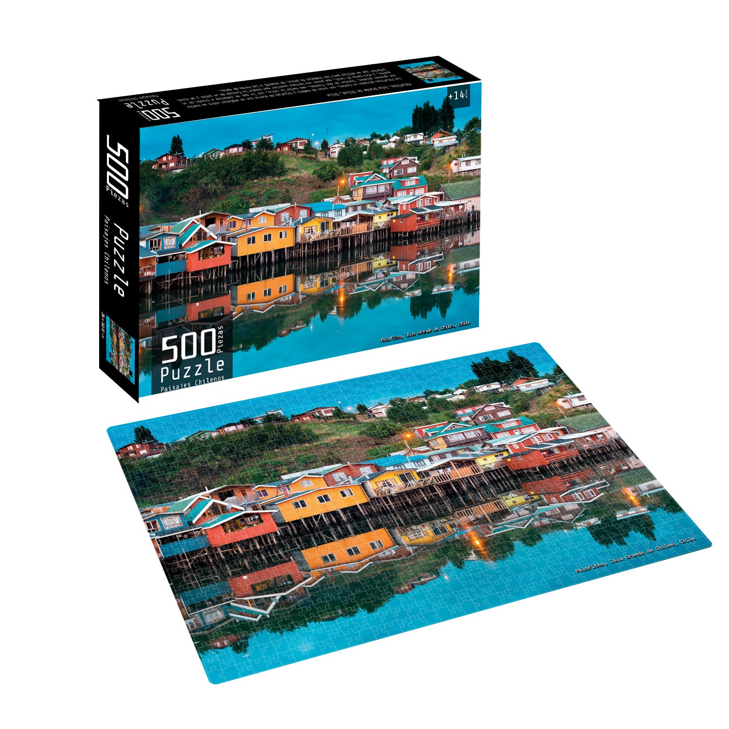 Puzzle 500  Piezas Paisajes Chilenos Chiloé | Nobel Gift