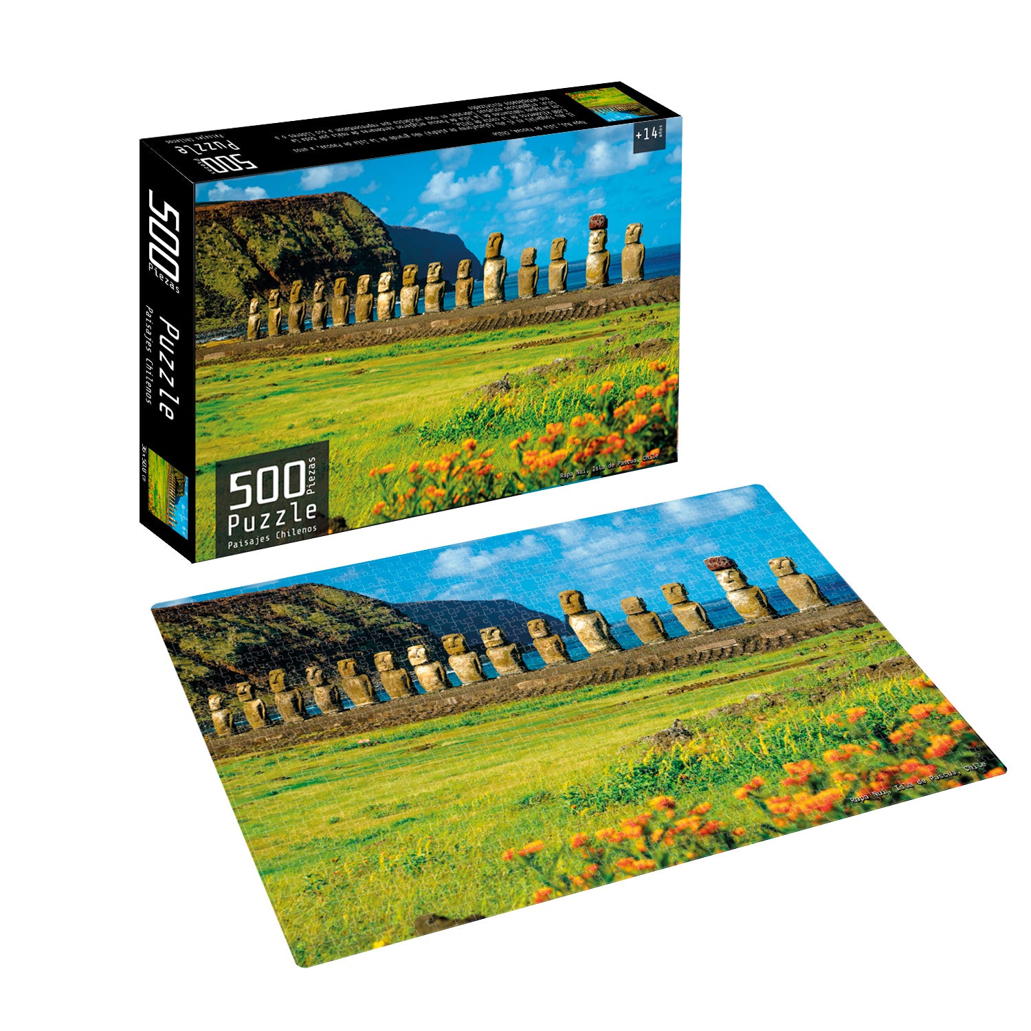 Puzzle 500  Piezas Paisajes Chilenos Rapanui | Nobel Gift