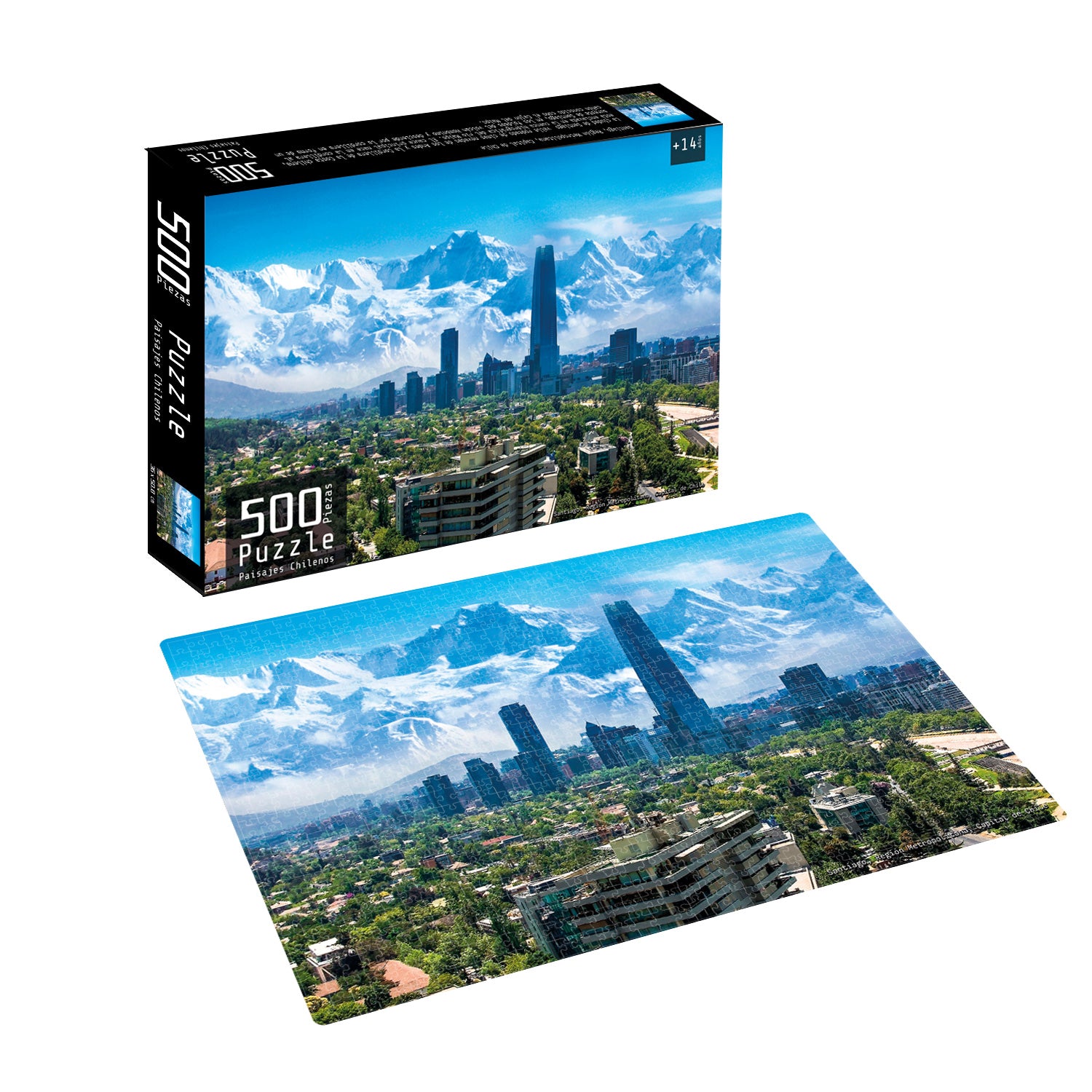 Puzzle 500  Piezas Paisajes Chilenos Santiago | Nobel Gift