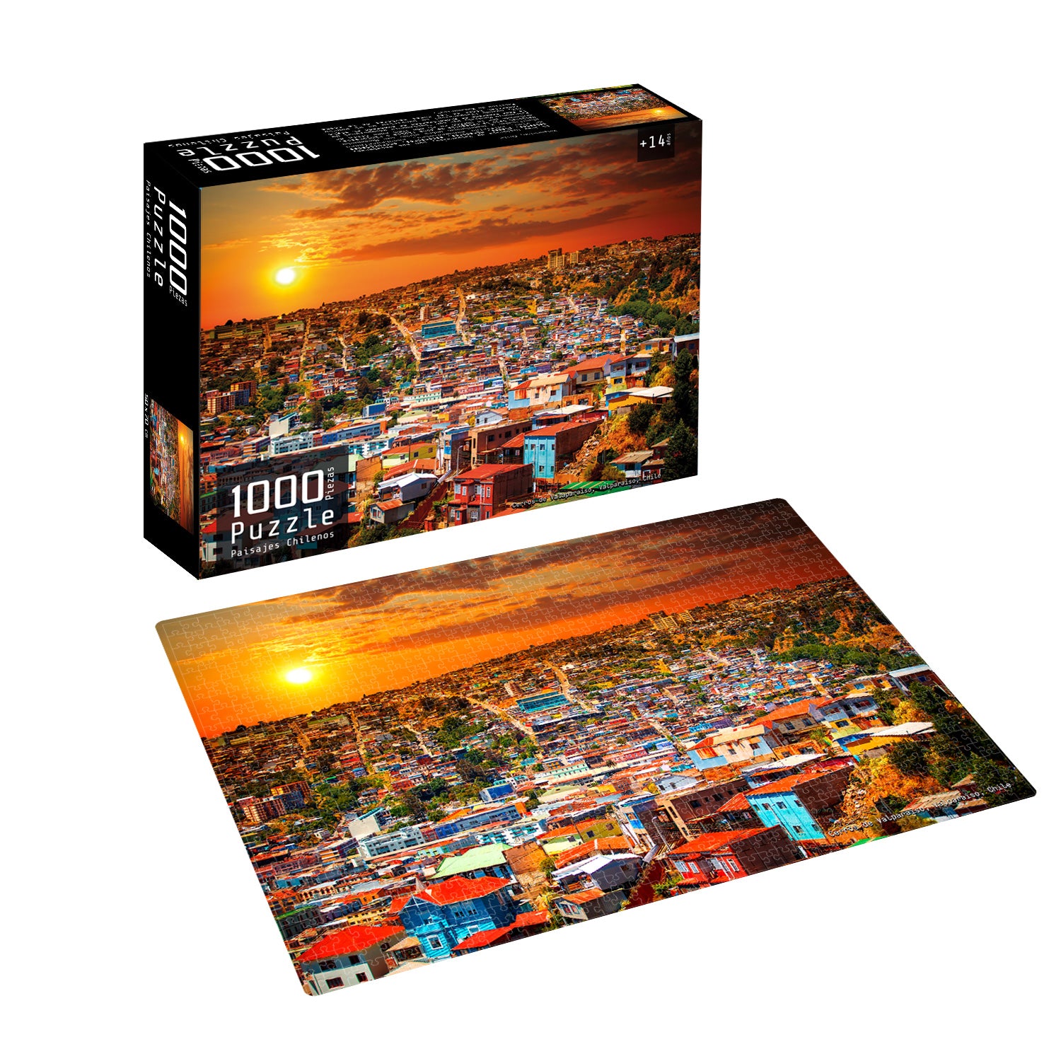 Puzzle 1000 Piezas Paisajes Chilenos Valparaíso | Nobel Gift