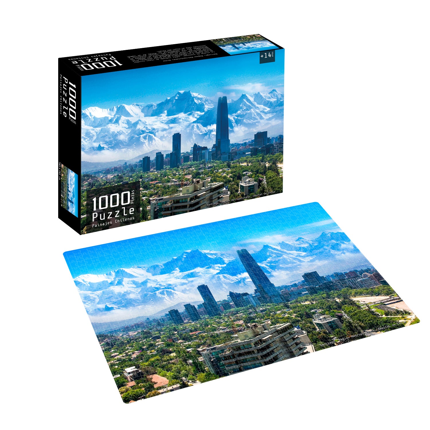 Puzzle 1000 Piezas Paisajes Chilenos Santiago | Nobel Gift