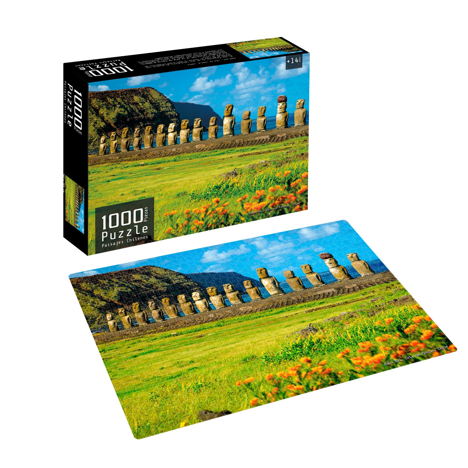 Puzzle 1000 Piezas Paisajes Chilenos Rapanui | Nobel Gift