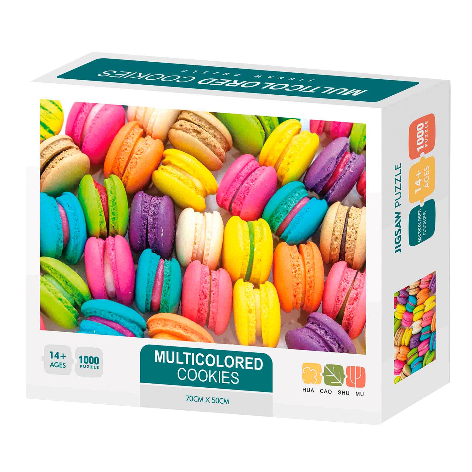 Puzzle 1000 Piezas Colores 23x19 cm Galletas | Nobel Gift