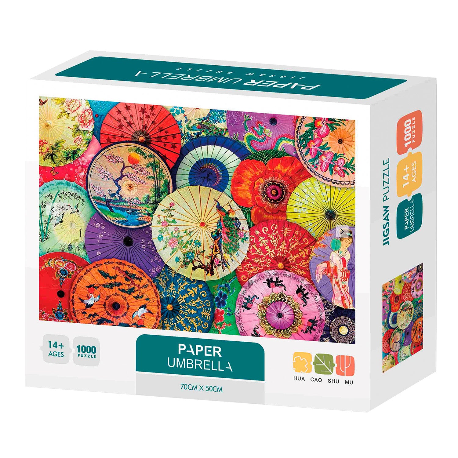 Puzzle 1000 Piezas Colores 23x19 cm Paraguas | Nobel Gift