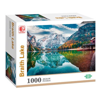 Puzzle 1000 Piezas Naturaleza 23x19 cm Lago Braith | Nobel Gift
