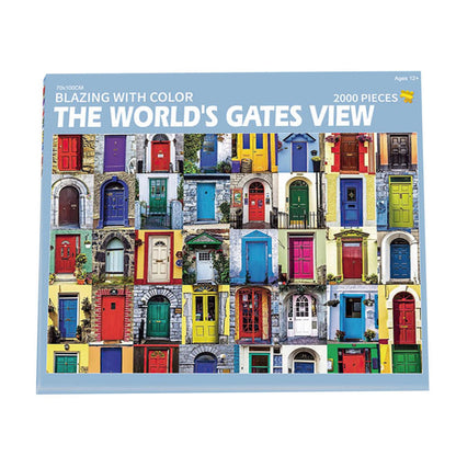 Puzzle 2000 Piezas Premium Extra Dura Puerta | Nobel Gift