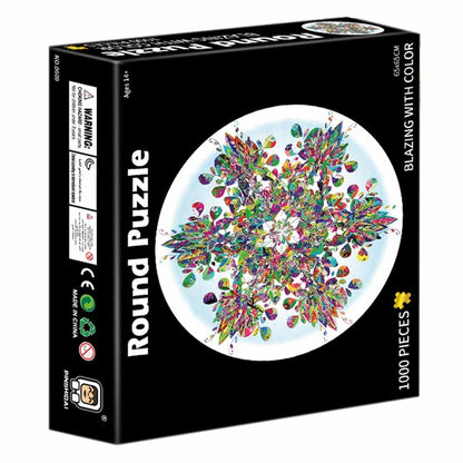 Puzzle Redondo 1000 Piezas 24x20x5 cm Mandala