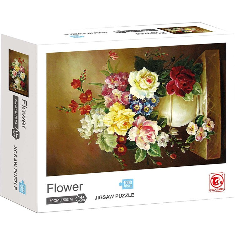 Puzzle 1000 Piezas 23x19x6 cm Flores