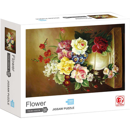 Puzzle 1000 Piezas 23x19x6 cm Flores