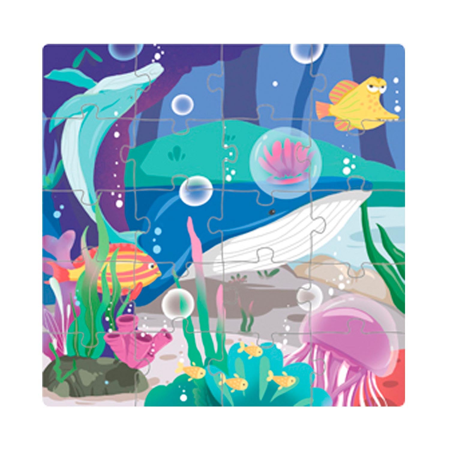Libro Puzzle Magnético 60 Piezas Sirena