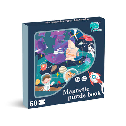 Libro Puzzle Magnético 60 Piezas Espacio