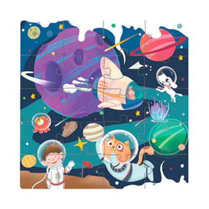 Libro Puzzle Magnético 60 Piezas Espacio