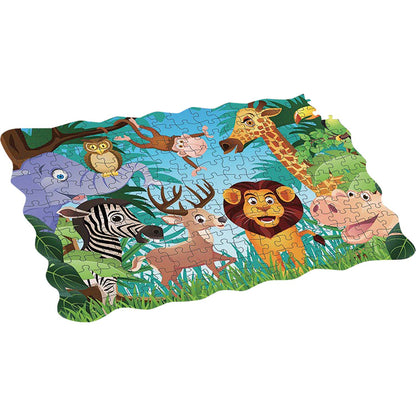 Puzzle Deluxe 208Pc 27x23x9 cm Animales