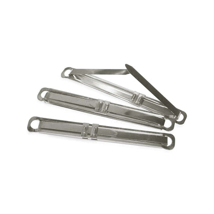 Accoclip Caja 50 Un 8 cm Plateado | Fultons