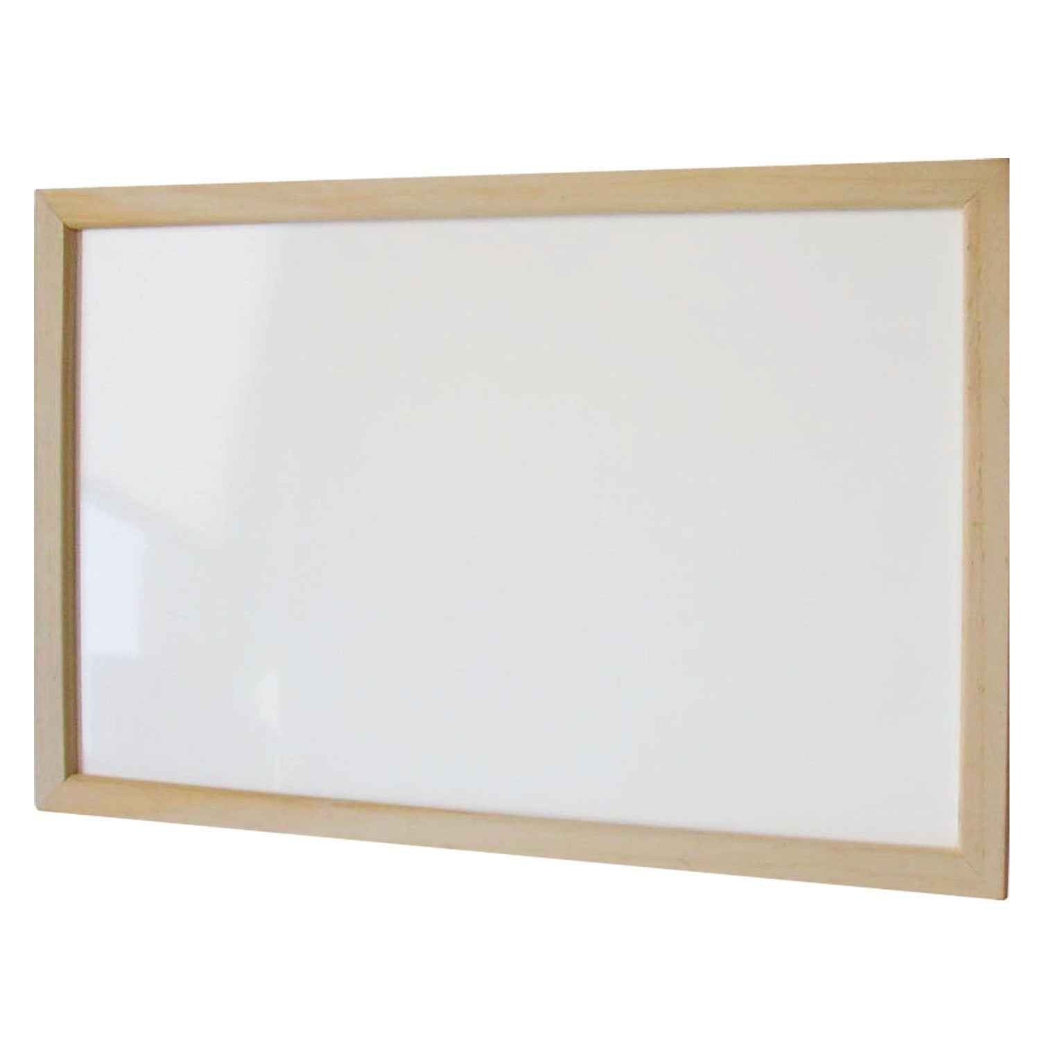 Pizarra Blanca Mural 45x60 cm Marco De Madera | Fultons