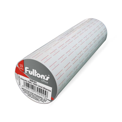 Etiquetas Blanca con Linea Roja Sato 1000 Un Paquete 10 Rollos | Fultons