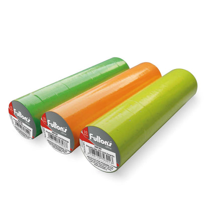 Etiquetas Neón Verde Sato 500 Un Paquete 10 Rollos | Fultons