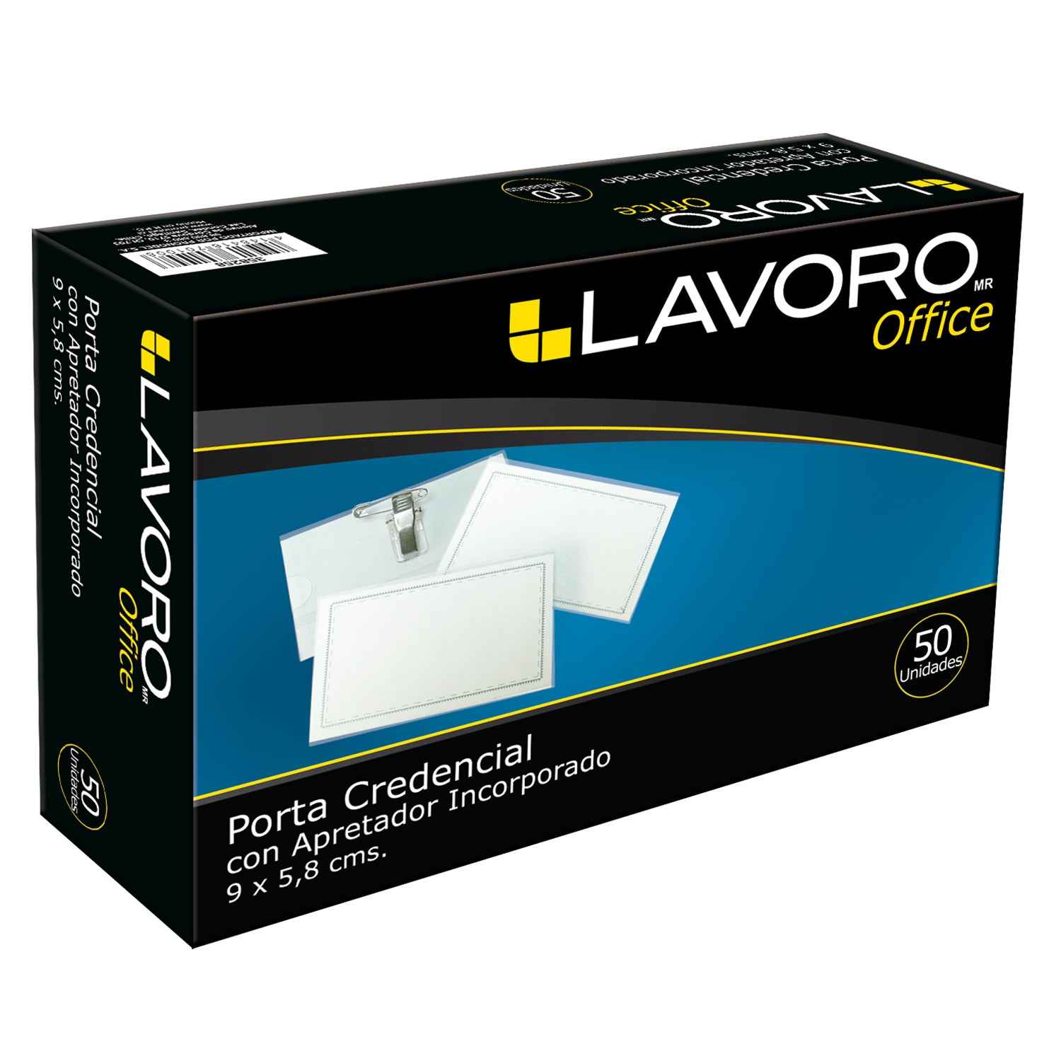Porta Credencial Chica Con Gancho 50 Un. | Lavoro