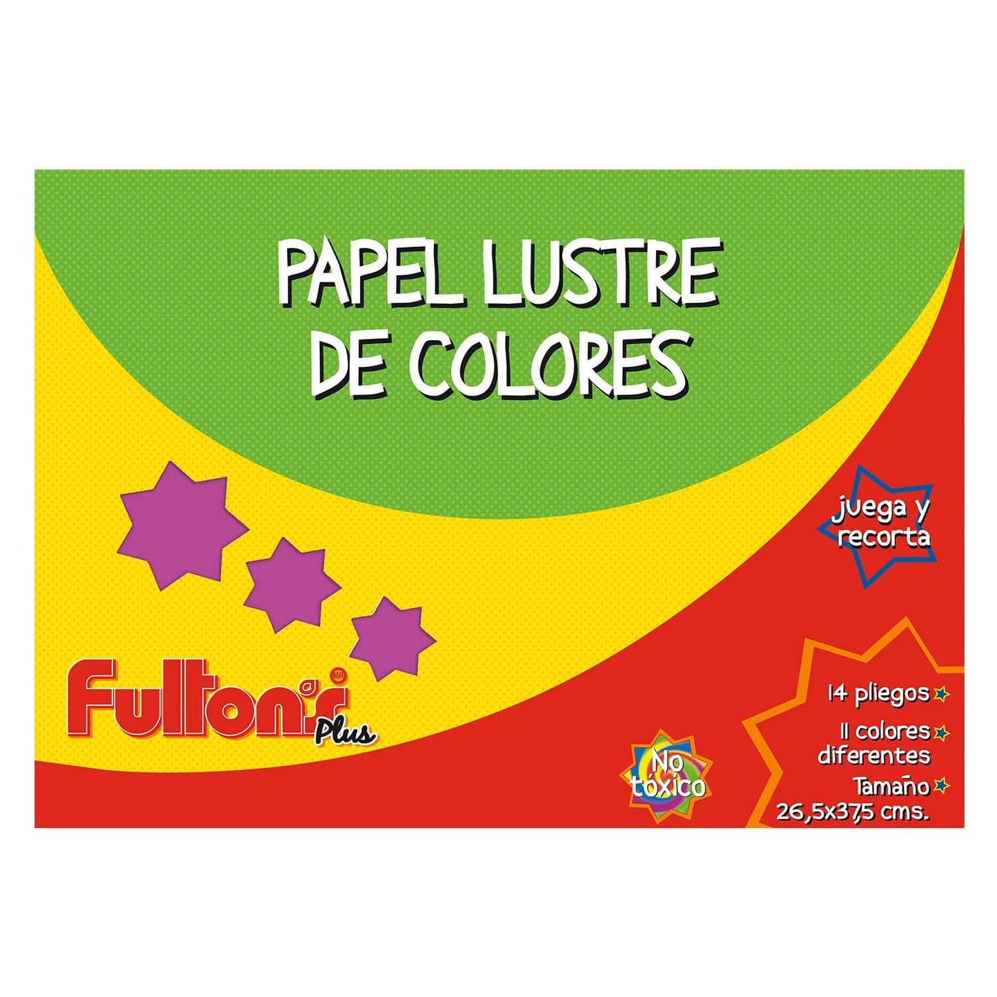 Carpeta con Papel Papel Lustre 14 Hojas | Fultons