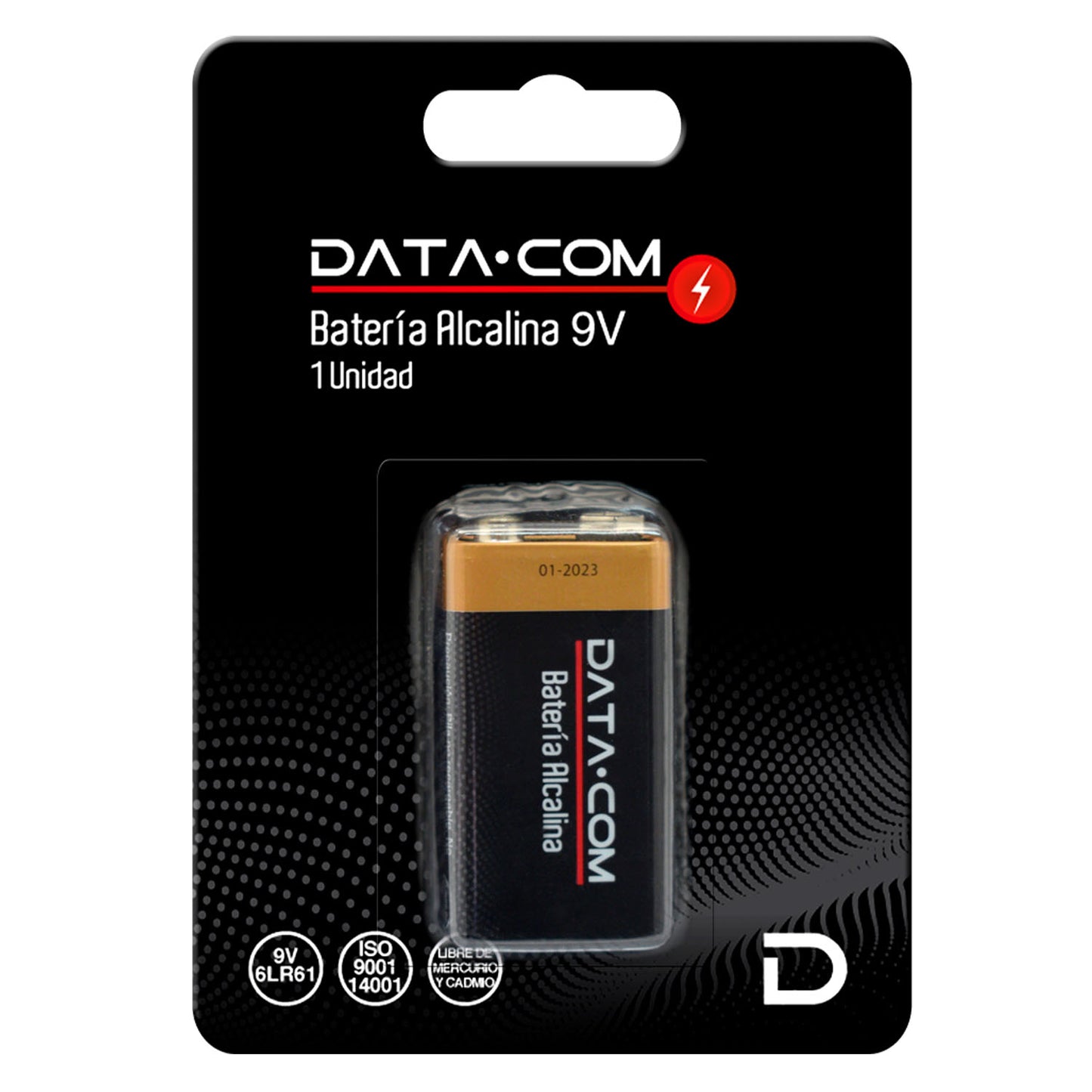 Batería 9V (1 Unidad) | Datacom