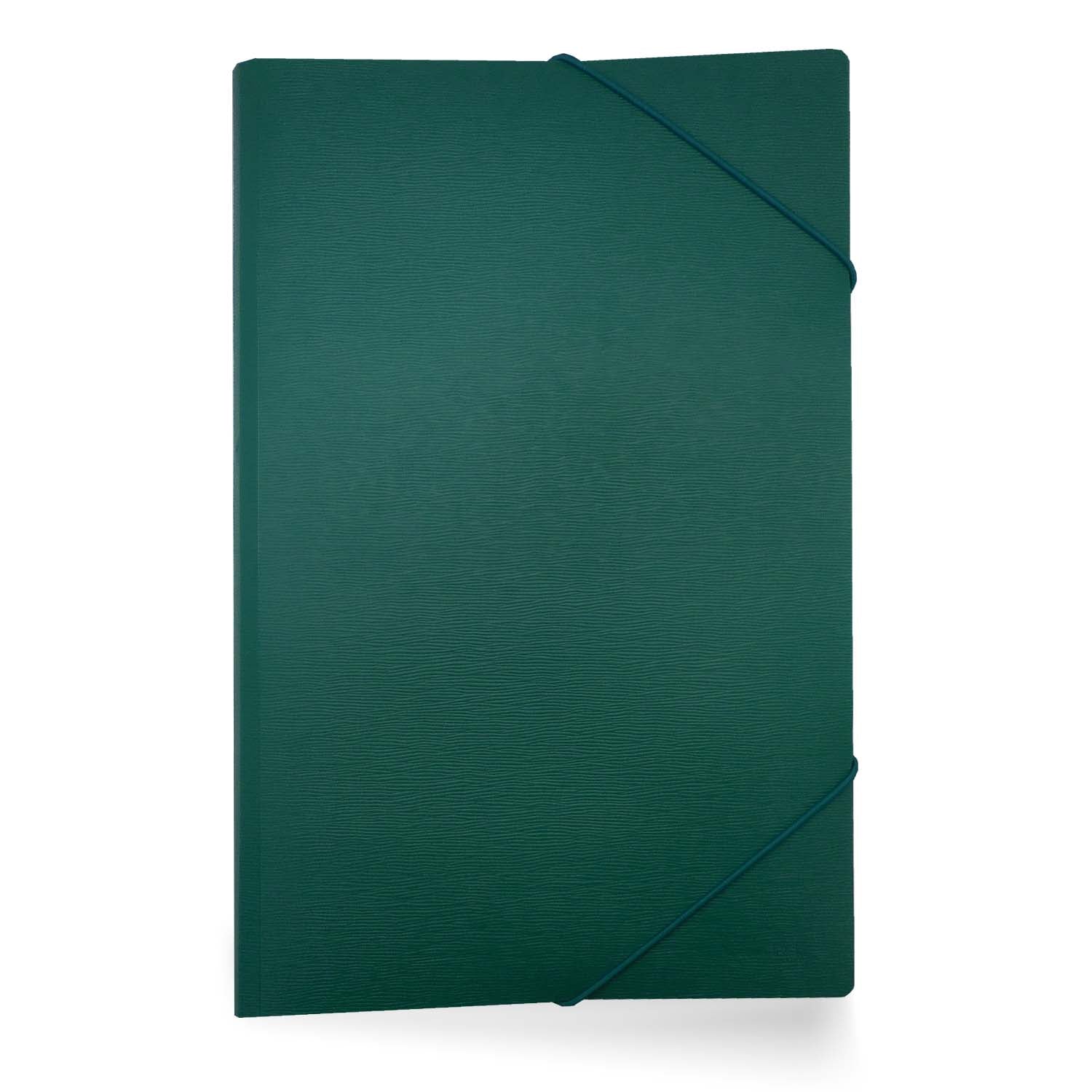 Carpeta Portadocumentos con Elástico Verde Oficio Lavoro