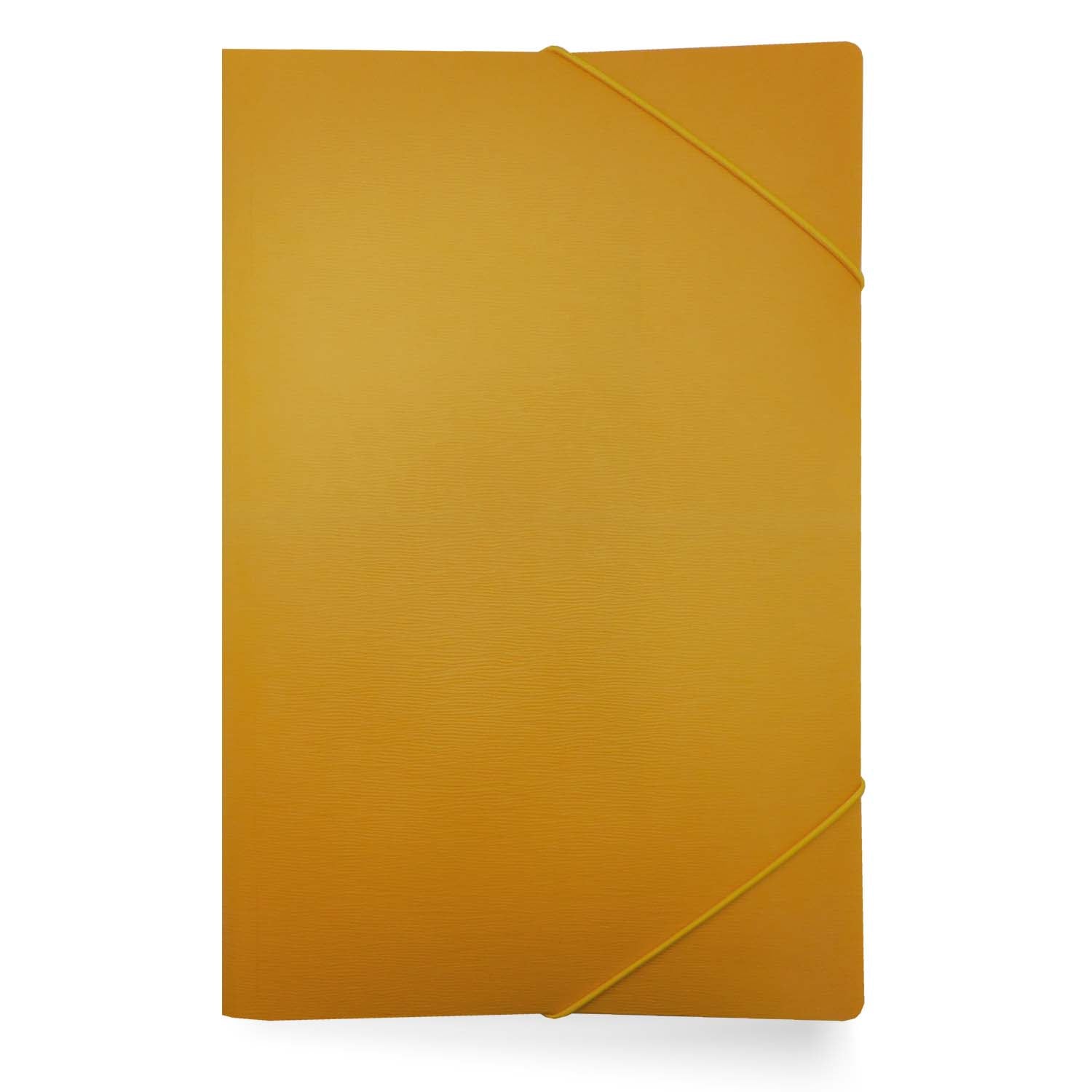 Carpeta Portadocumentos con Elástico Amarillo Oficio Lavoro