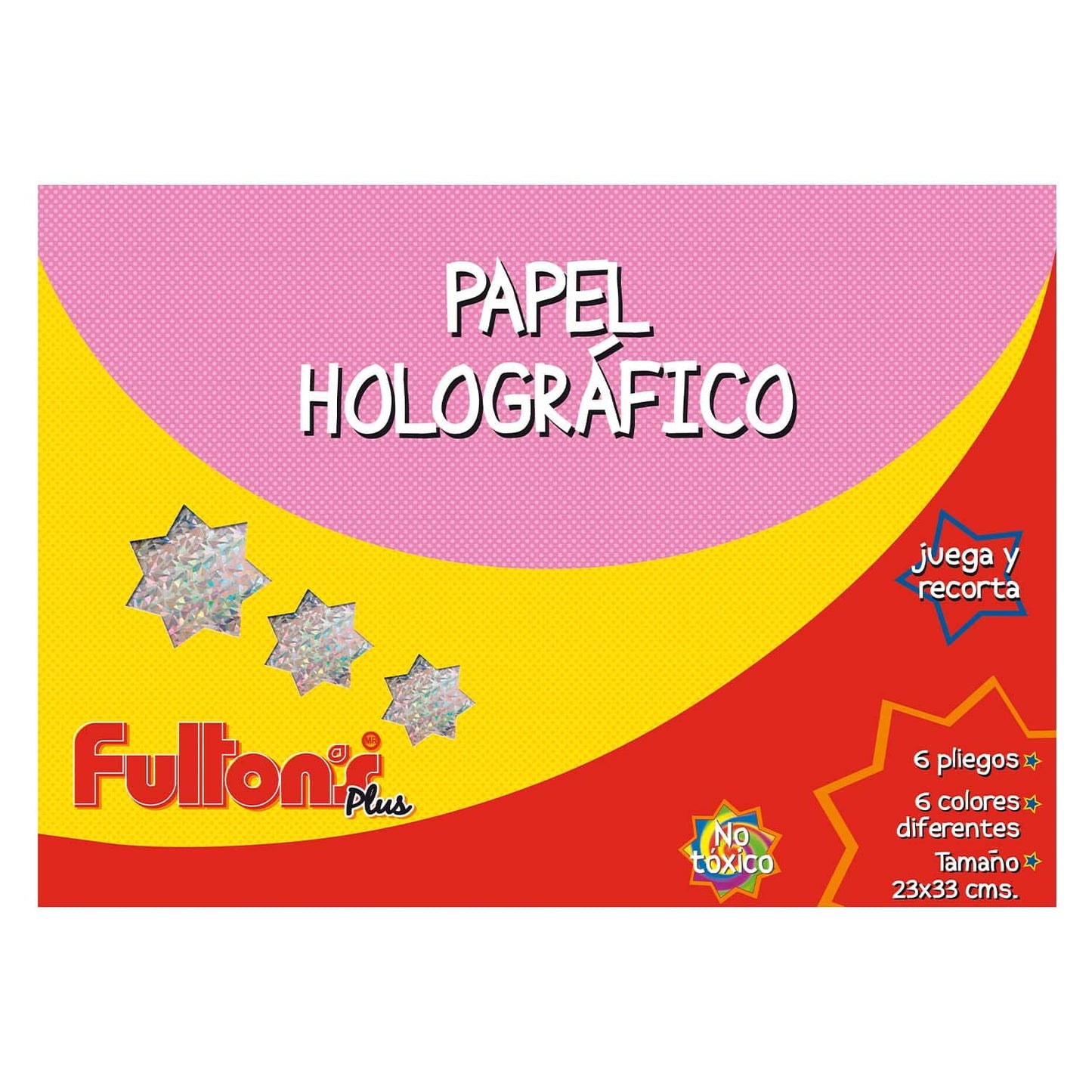 Carpeta con Papel Cartulina Holográfica 6 Hojas | Fultons